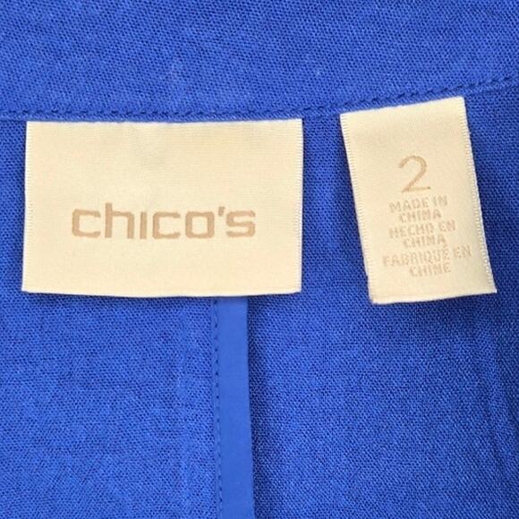 Chico’s Open Front Blazer, Size 2 (M/L) [0083] - Picture 3 of 8